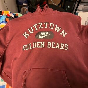 Nike Maroon Kutztown Golden Bears Men's Hoodie
